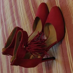 Red high heels